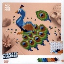 Plus-Plus Skládej podle čísel - Páv 800 ks