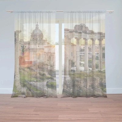 Sablio Záclony Rím Forum Romanum: 2ks 150x250cm