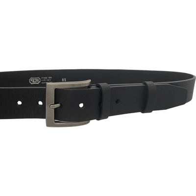 Penny Belts pánský kožený opasek EXKLUZIV 501-V4-60 černý