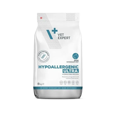 VetExpert Vet Expert Hypoallergenic Ultra при хранителна непоносимост, алергия или дерматологични заболявания 8kg