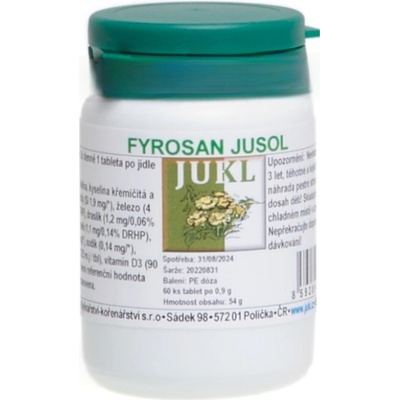 Jukl Fyrosan Jusol 60 tabliet