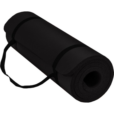 ARMAGEDDON Постелка за йога / Yoga Mat NBR Eco-Friendly 183x61x1 см Черен