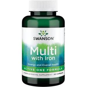 Swanson Multi with Iron, 90 капсули, Swanson