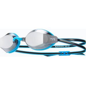 TYR Детски очила за плуване TYR Blackops 140 Ev Racing Mirrored silver/ blue/ black