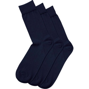 Charles Tyrwhitt Cotton Rich 3-pack Socks - Navy - M Първокласни памучни чорапи Чорапи