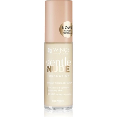 AA Wings of Color Gentle Nude Foundation tekutý make-up s hydratačným účinkom 401 Ivory 30 ml