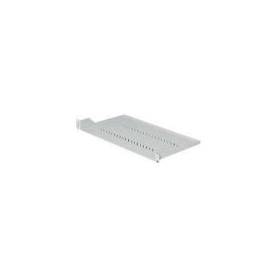 Triton Polička s perforací 1U/450mm, max.nosnost 40kg, šedá