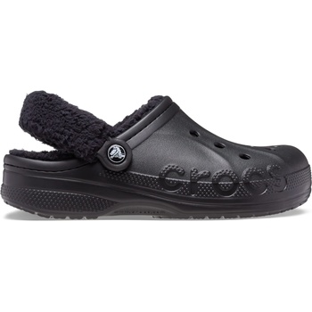 Crocs Baya Lined Fuzz-strap Clog Women's - Black