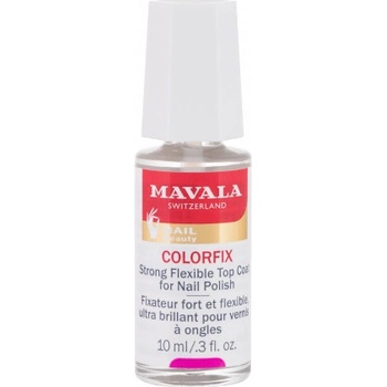 Mavala Nail Beauty Colorfix vrchní zpevňující lak na nehty 10 ml