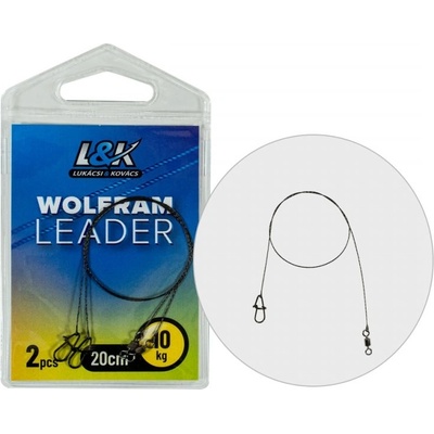 L&K Naväzec Prívlačový Wolfram Leader 10 kg 20 cm 2 ks