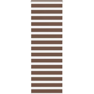 vidaXL Зебра щора, кафява, 70x230 см, ширина на плата 65, 9 см, полиестер (4014385)