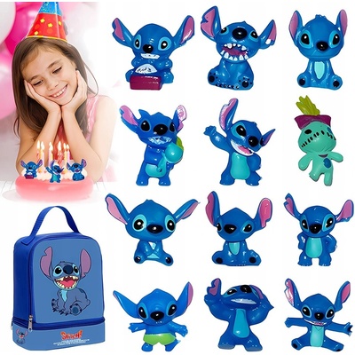 MEGA SADA DIY CUKROVÁ DEKORACE NA DORT LILO A STICZ STITCH STICH VZORY