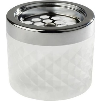 APS popelník 9,5cm v.8 bílá/nerez