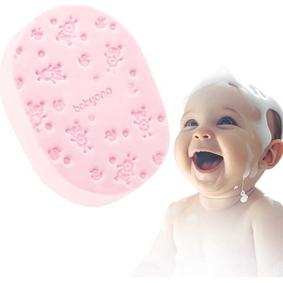 BabyOno houbička na mytí Růžová – Sleviste.cz