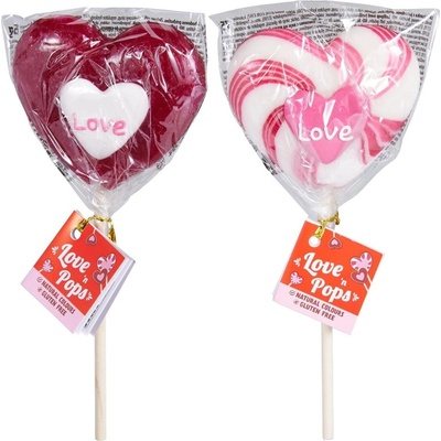 Becky's Swirl Love lízátko ve tvaru srdíčka s ovocnou příchutí 1 x 75 g