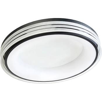 Lightex ПЛАФОН LED КОСМОПОЛИТЪН ф500мм 24W IP20 3000-4000-6000K 3600lm ЧЕРЕН (725RL0002165)