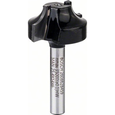 Rezačka profilov, 6 mm, R1 6,3 mm, D 25,4 mm, L 14 mm, G 46 mm Bosch Accessories 2608628459