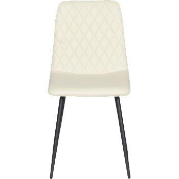 Carmen Трапезен стол monza еко кожа - крем (3532134)