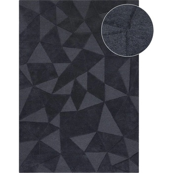 Flair Rugs Сив вълнен килим 230x160 cm Shard - Flair Rugs (503119373449)