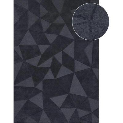 Flair Rugs Сив вълнен килим 230x160 cm Shard - Flair Rugs (503119373449)