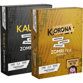 Zomri Kauzy + Korona + Rúško Zomri Bundle