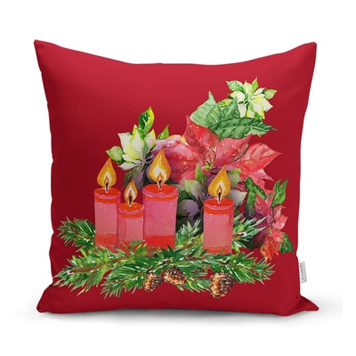 Mila Home Текстилна калъфка за възглавница с коледен мотив 43x43 cm - Mila Home (YZR18K10145)