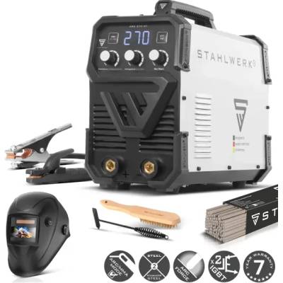 STAHLWERK Инверторен заваръчен апарат stahlwerk arc 270 st igbt set full/ 270А (1249)