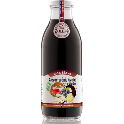 Zamio 100% ovocná šťava Bio Arónia Bio Cvikla 0,5 l