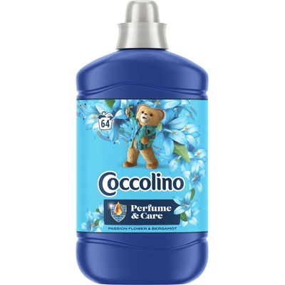 Coccolino Коколино Концентрат за омекотител Пасифлора & Бергамот 64 пранета 1600 мл (8720181409790)
