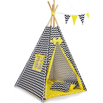 BabyTýpka teepee Chevron yellow