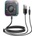Mobilly LED Bluetooth 5.3 аудио приемник за кола, двоен микрофон, USB, 3, 5 mm AUX