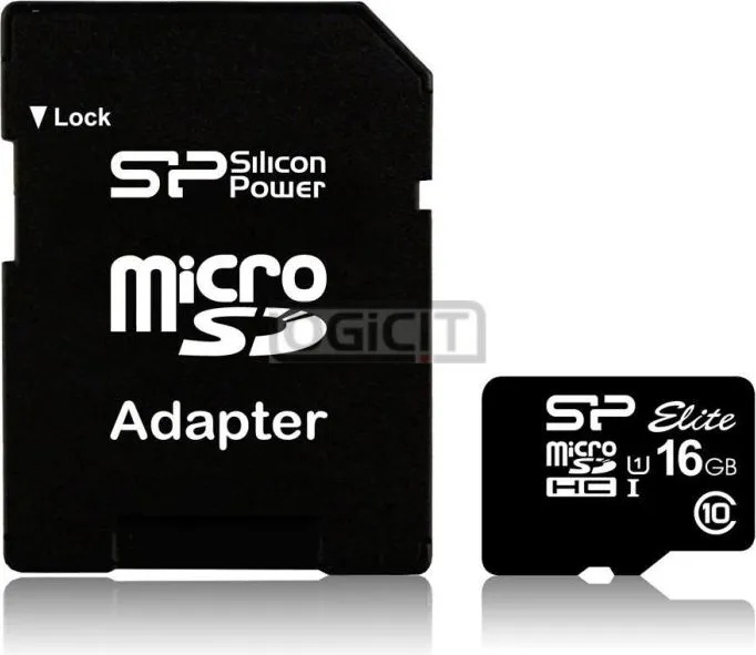 Silicon Power Elite microSDHC 16GB C10/UHS-I (SP016GBSTHBU1V10-SP)