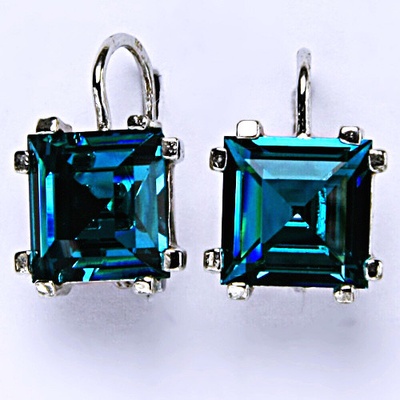 Čištín 162365009 krystal Swarovski blue šperky s krystaly NK 1196