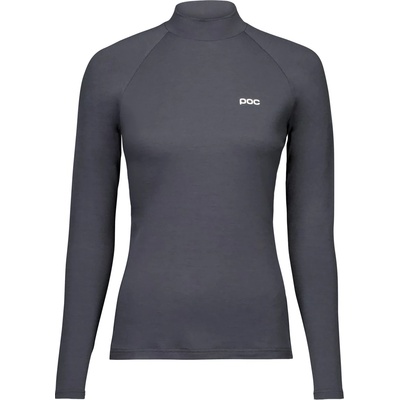 POC Дамско горнище POC Women's Layer Merino Mock Neck Jersey Cycling undershirt - Sylvanite Grey (114-3709-0112)