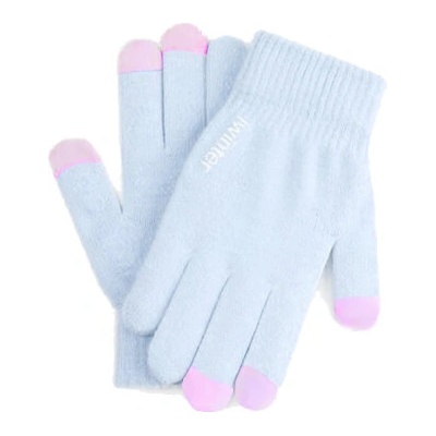 Зимни ръкавици за тъч екрани S/M размер - iWinter Gloves Touch Unisex Size S/M (светлосин)