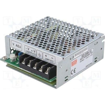 MEAN WELL SD-25B-12 Měnič: DC/DC; 25,2W; Uvst: 19÷36VDC; Uvýst: 12VDC; Ivýst: 2,1A; SD