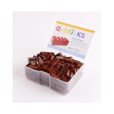 Q-bricks UNICOLOR světle hnědé kostky 300 ks