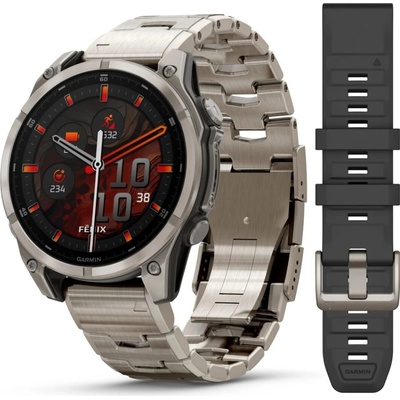 Garmin Fenix 8 47 mm AMOLED Sapphire Titanium/Titanium 010-02904-40