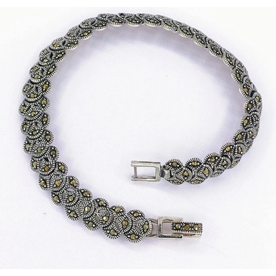 Zlato-Minerály Stříbrný náramek 19 SR05728SD19