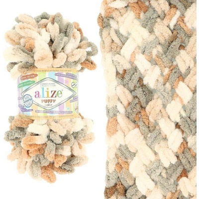 Alize Puffy Color 5926 hnědá