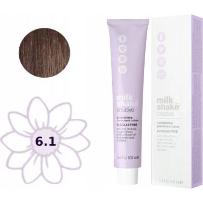 Milk Shake Barva na vlasy Creative 6.1 tmavá popelavá blond 100 ml
