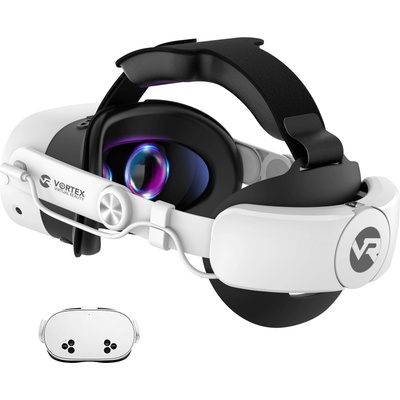 Vortex Virtual Reality VortexVR Elite Strap с 10000 mAh батерия | за Meta Quest 3S и Quest 3 (RS2-10000)