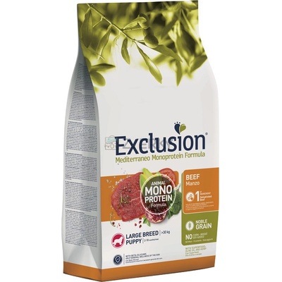 Exclusion Monoprotein Puppy Large breed Beef 12 kg