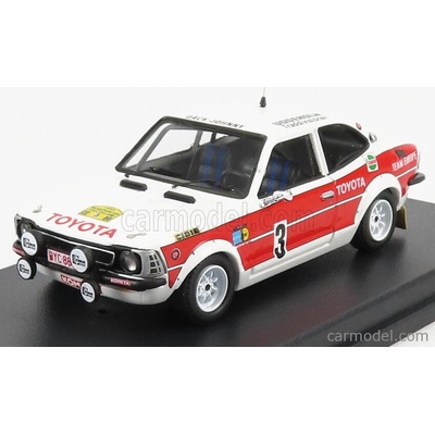 Trofeu Toyota Corolla N 3 Rally Sweden 1971 H.mikkola A.hertz Bílá Červená 1:43