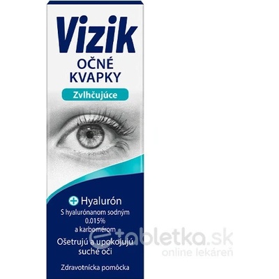 Vizik Očné kvapky Zvlhčujúce Hyalurón 10 ml