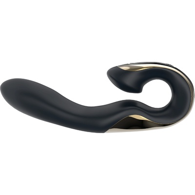 ZINI Roae Three-Way Pleasure Vibrator Black-Gold