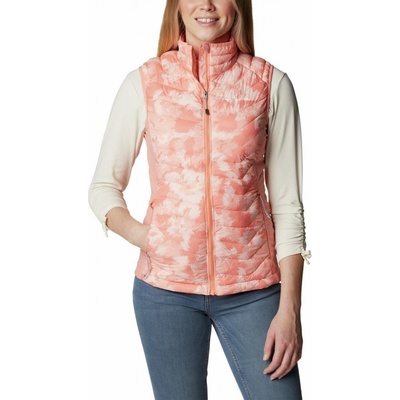 Columbia Powder Pass Vest W coral reef typhoon blooms/coral reef