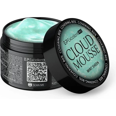 Excellent Pro stavební gel Cloud Mousse Mint Sheen 15g