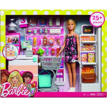 Barbie herní set supermarket