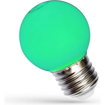 Spectrum LED žiarovka 1W GREEN E27